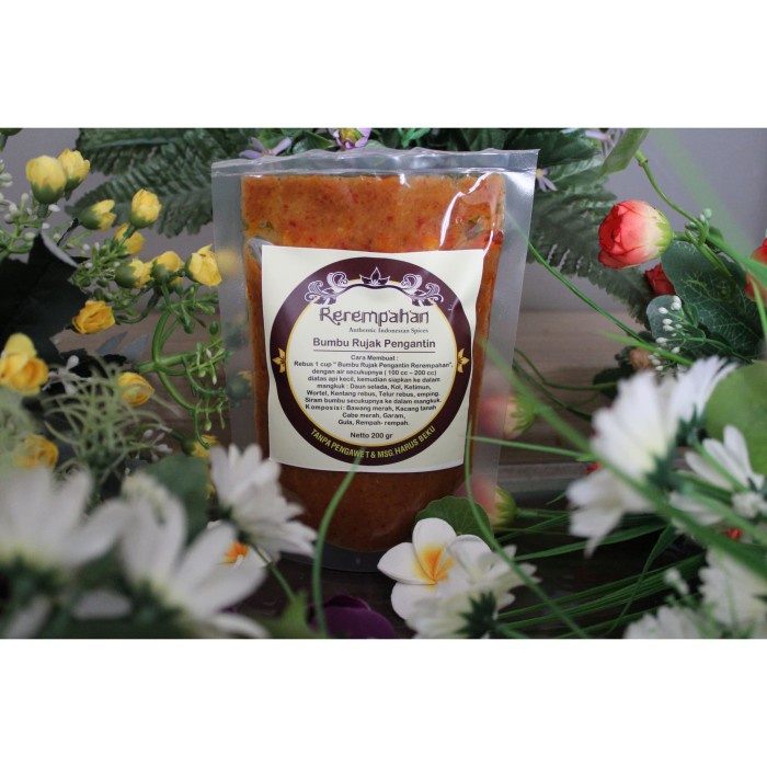 

Terlaris ✨ - Bumbu masak instan homemade with mother Love - Rujak Pengantin 2.1.23