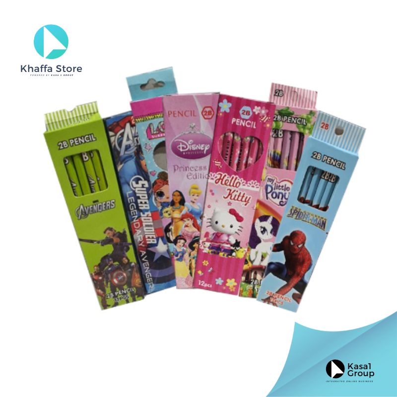 

4 Pcs Pensil Serut Karakter Lucu