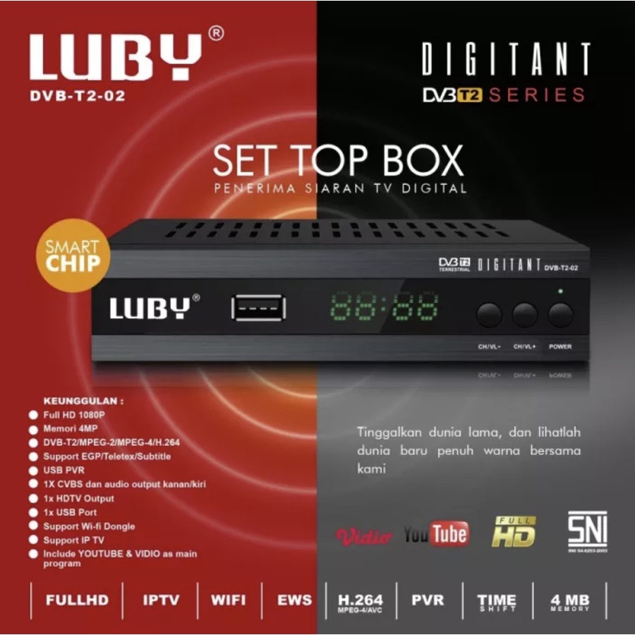 STB LUBY SET TOP BOX LUBY