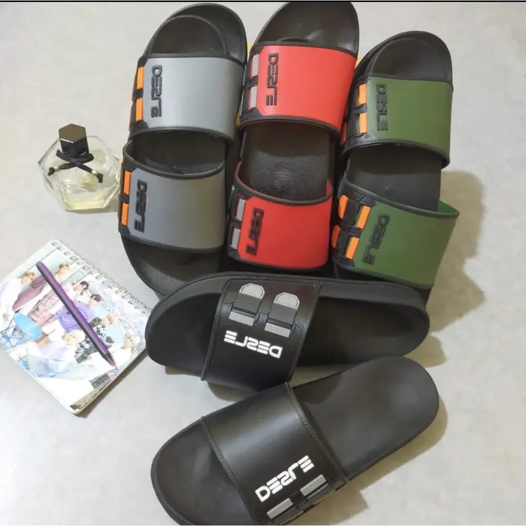 sandal slop pria terbaru desseelle