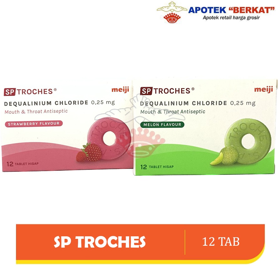 

SP Troches Strawberry/Melon / Tenggorokan / Tablet Hisap