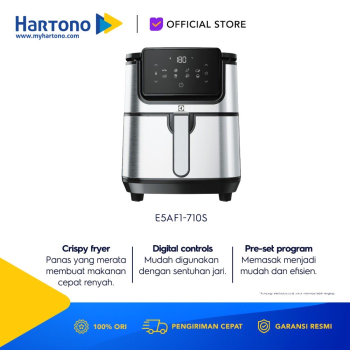 Fryer Electrolux Explore 6 Air Fryer E5Af1-710S