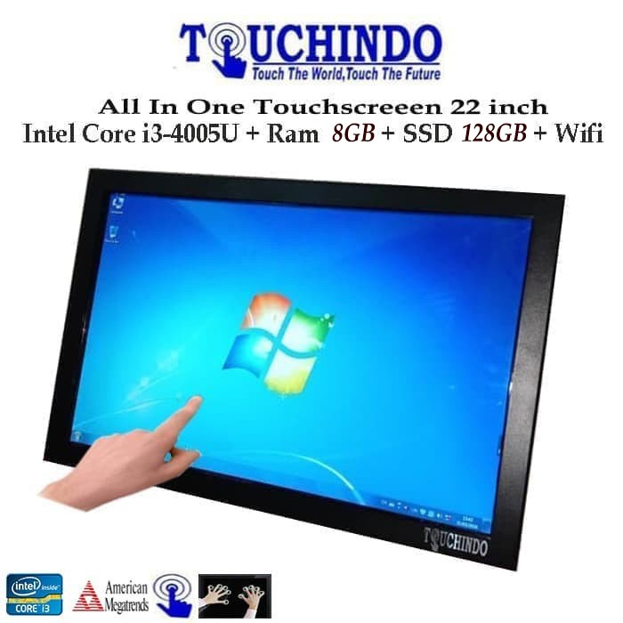 All In One PC i3 Touchscreen 22 inch