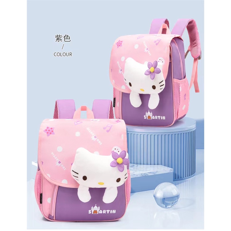 BJ62434 - BLUE/PINK/PURPLE/YELLOW - TAS RANSEL SEKOLAH ANAK CEWEK COWOK BONEKA DINO RABBIT LION HELLOKITTY PRIA WANITA FASHION KOREA CHINA IMPORT MODIS ELEGAN TERMURAH TERLARIS TERBARU BAGSTORE JAKARTA TAS BATAM ZC2434