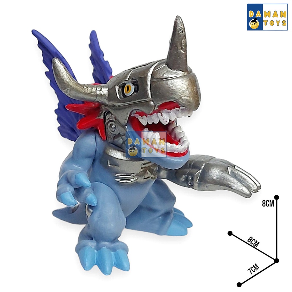 Figure Digimon Monster Agumon MetalGreymon Veemon Paildramon Tyrannomon set 6