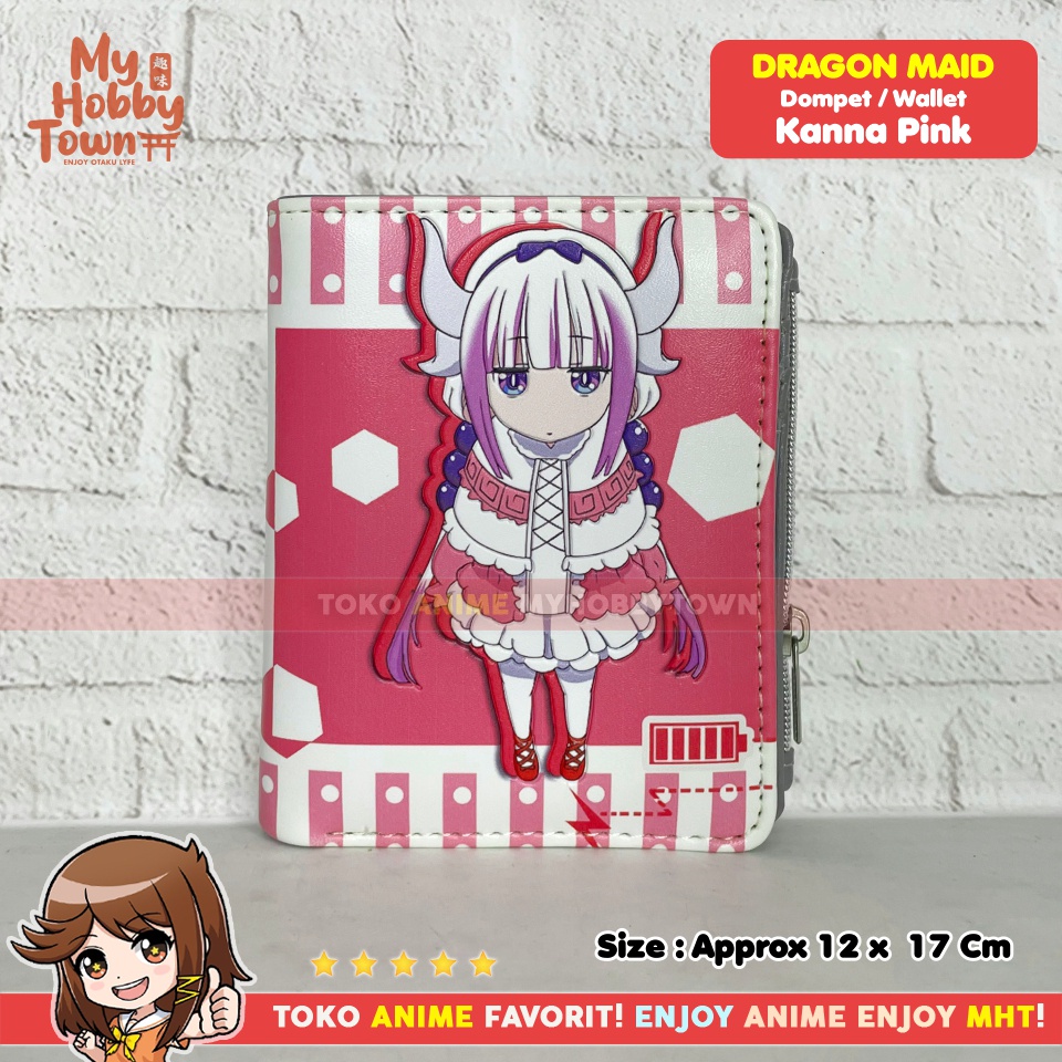 Dompet Anime Miss Kobayashi Dragon Maid : Kanna (Pink)