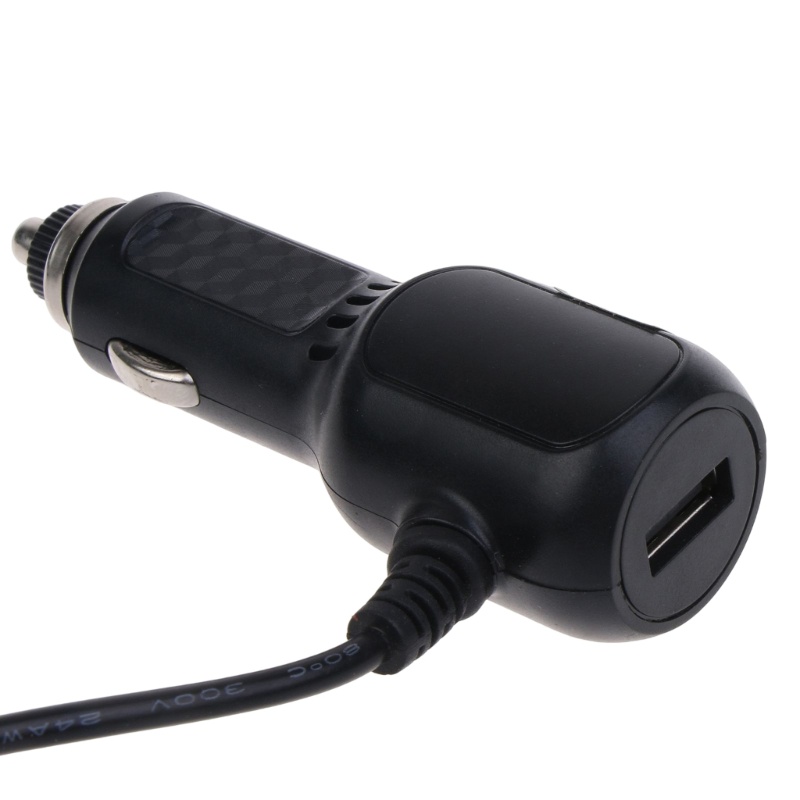 Zzz Adaptor Charger Mobil Port USB Untuk DVR Dash-Cam Laptop RF-Charging Dengan Kabel 3.4m