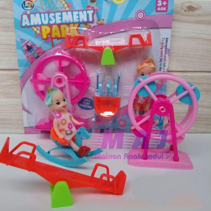 [PRY.20Ja23ј] mainan bayi funny bearbiee amusement park / mainan anak edukasi boneka lucu plus ayuna