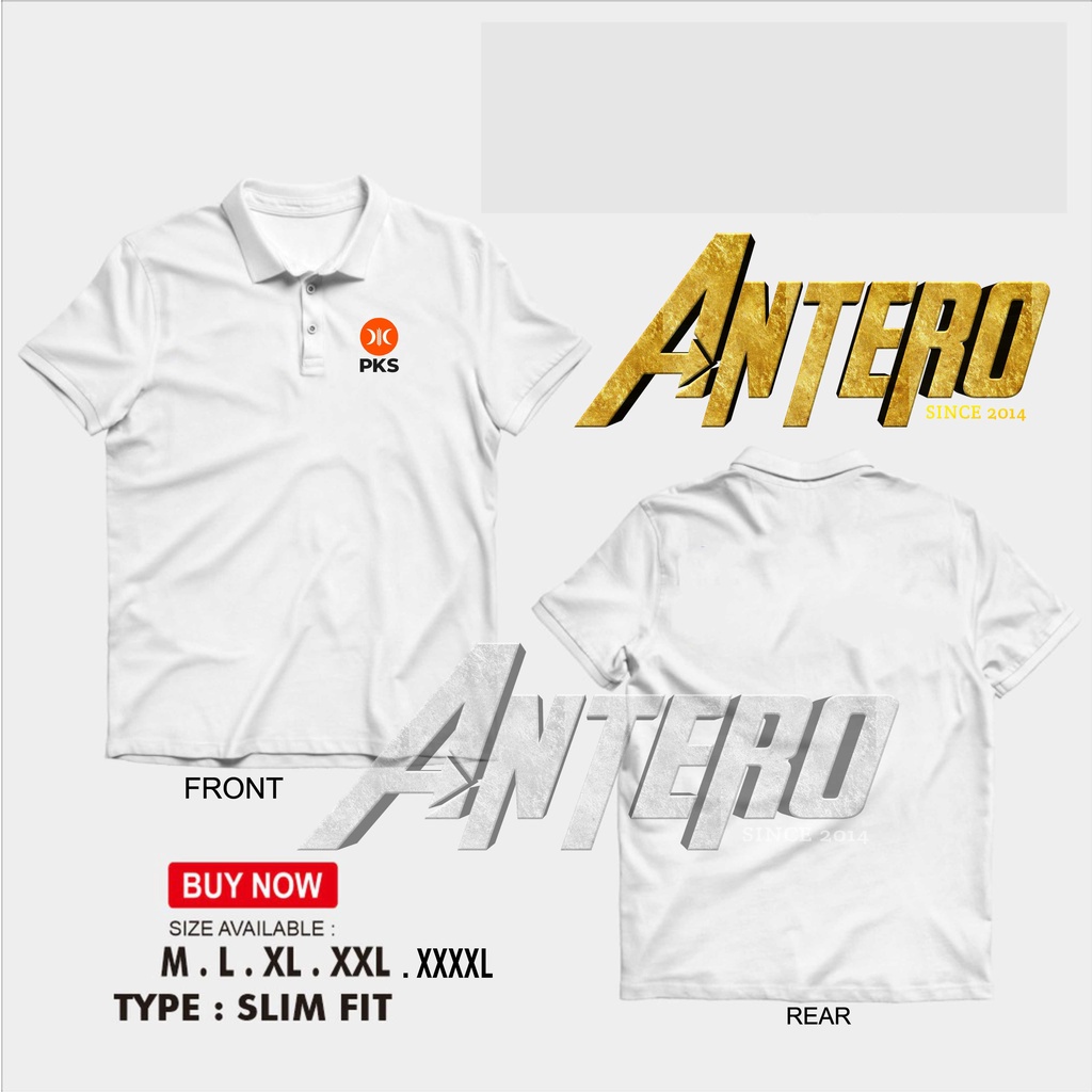 Kaos Kerah kaos kerah Shirt Partai PKS Partai Keadilan Sejahtera _Arivita