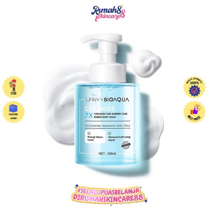 BIOAQUA 7x Ceramide Skin Barrier Care Bubble Body Wash