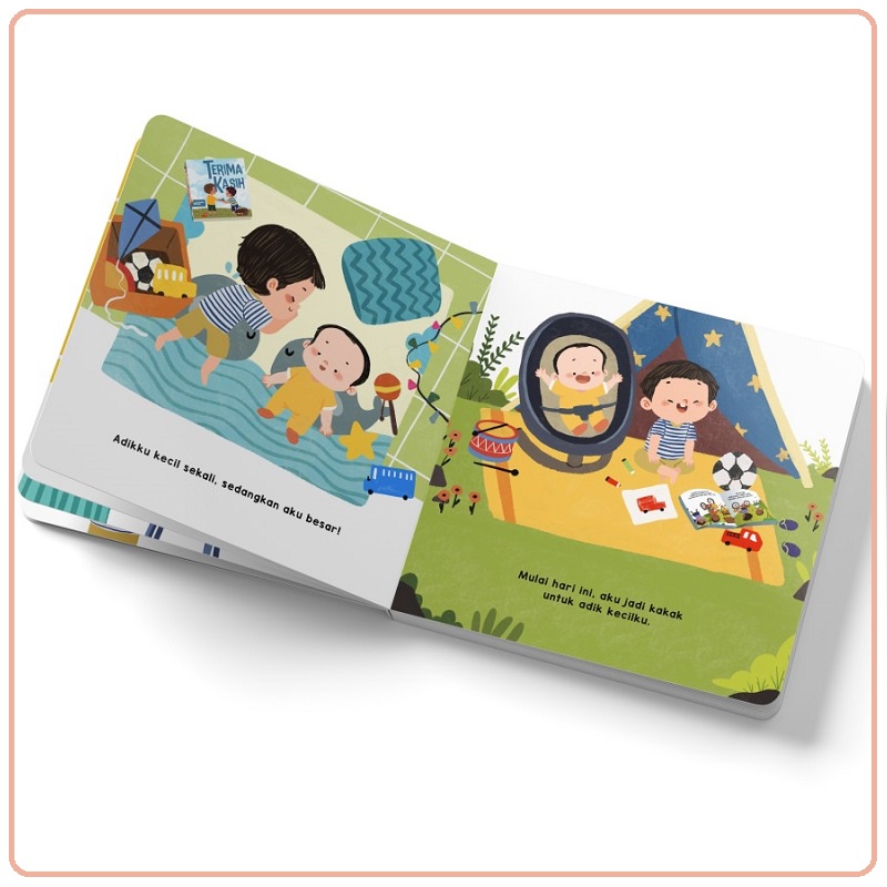 Tentang Anak Board Book Menjadi Kakak | Buku Cerita Anak