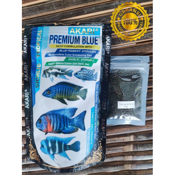 Pelet Akari Premium Blue Repack ( 1mm )