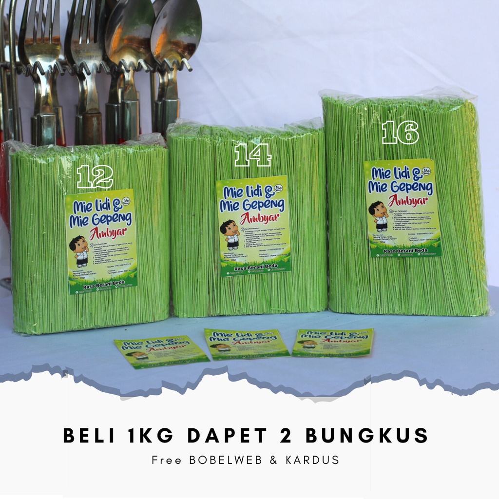 Ikhsan Ferdinan Mie Lidi Manis/Mie Lidi Gepeng Manis/Lidi Manis/Mi Lidi Kiloan/Mie Lidi 1Kg / Mie