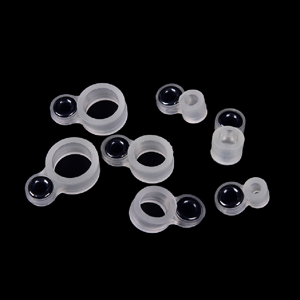 [BFID] 14x Cincin Kawat Joran Pancing Pandu Cincin Silikon Beda Ukuran 1-14 [ID]