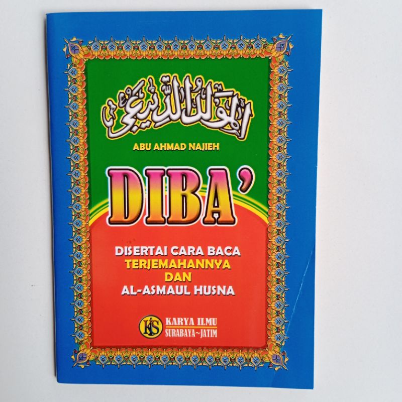 Buku Diba' Arab, Latin dan Terjemahan nya