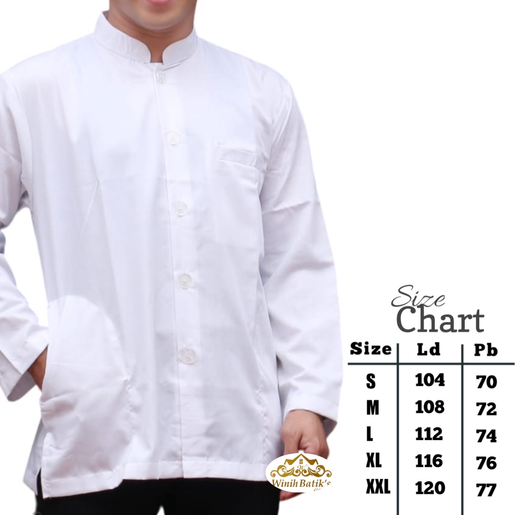 ALUSAN OFFICIAL - BAJU KOKO PRIA AMMU ORIGINAL KAFANA KOKO POLOS