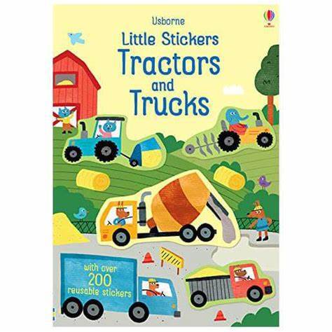 BUKU STIKER KETRAMPILAN ANAK USBORNE LITTLE FIRST STICKERS BOOK