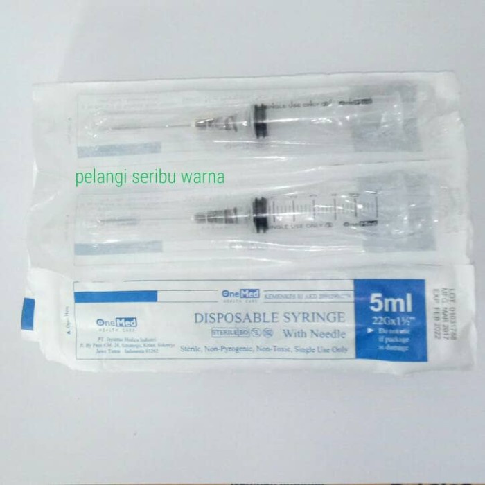 Alat Ukur Nutrisi Hidroponik-Jarum Suntik-Alat Suntik-Spuit 5ml/5cc