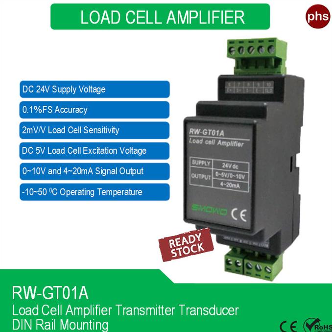 Weighing Transmitter Load Cell Amplifier Transducer RW GT01A