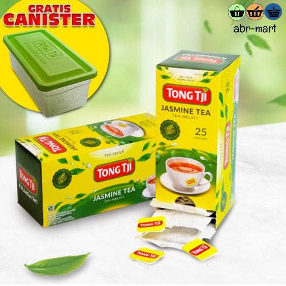 

✔️ Tong Tji Jasmine Tea Celup 25 free CANISTER