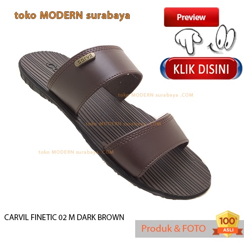 Sandal pria sopan casual sandal slide CARVIL FINETIC 02 M