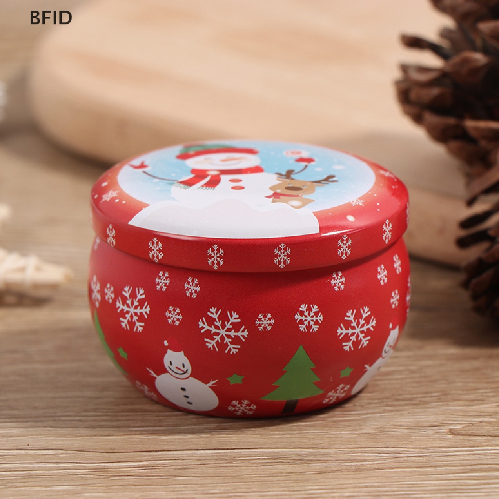 [BFID] 2.2oz Natal mini box Sealed jar packing Kotak Perhiasan candy box storage [ID]