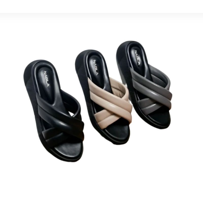 Sandal platform wanita Sandal wedges kekinian Sandal empuk RD 06 new