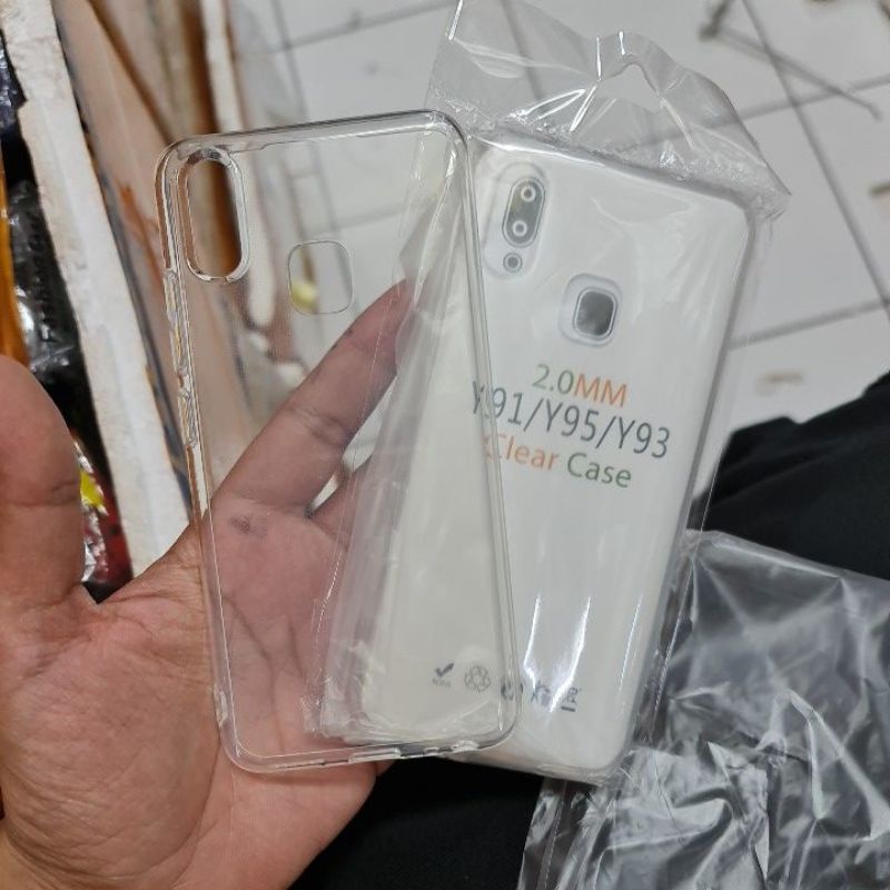 VIVO Y91 Y91C Y93 Y95 CASE SOFTCASE HD BENING 2.00mm SILIKON CLEAR CASING COVER