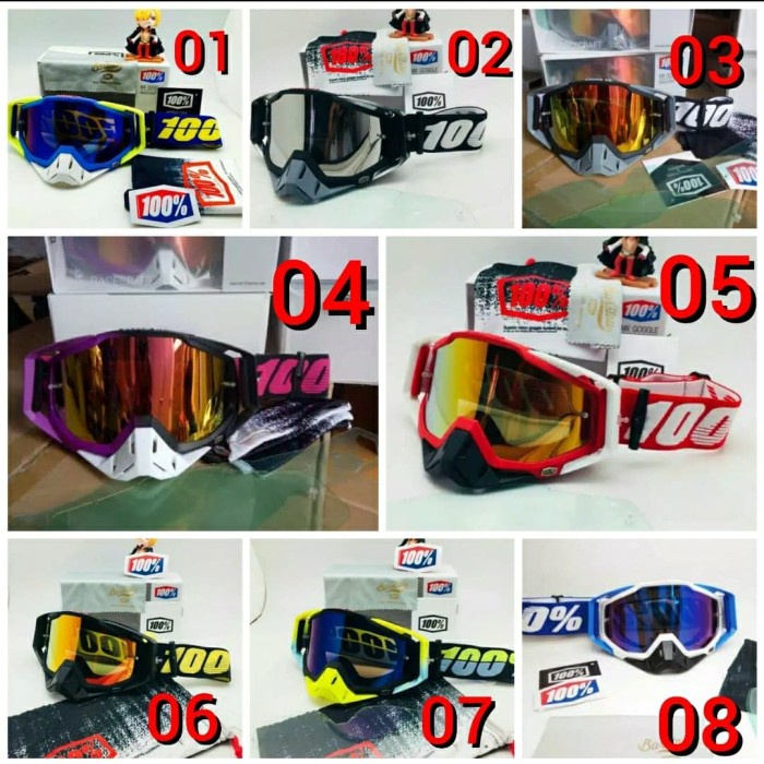 goggle google motor cross trail kacamata helm goggle helm cross