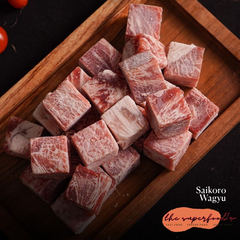 

Saikoro Premium Wagyu Cubes 500gr