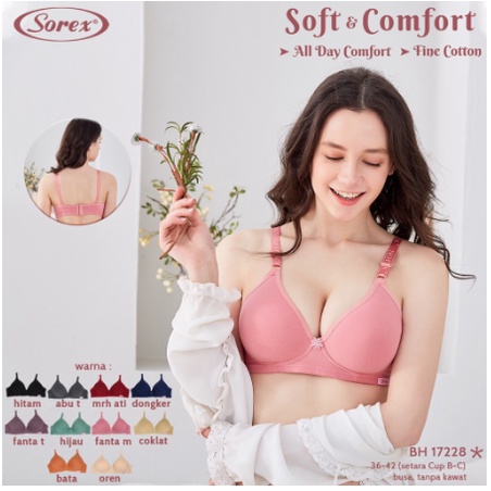 BRA SOREX BUSA TANPA KAWAT KAIT 3 CUP B-C BRA 17228