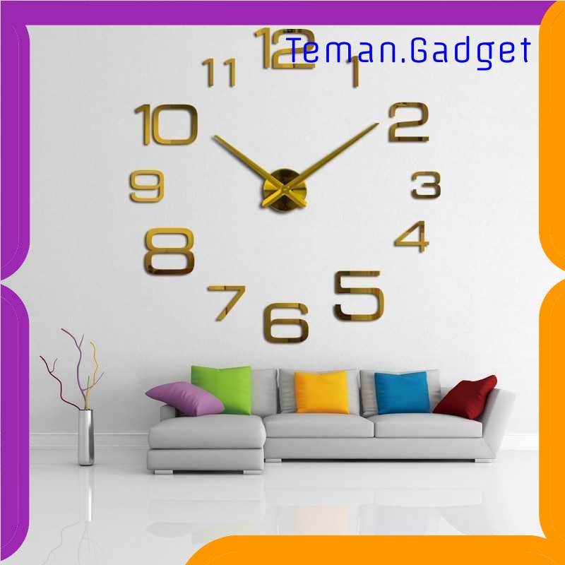 TG-PJM Jam Dinding Besar DIY Giant Wall Clock 100cm Model Numeral - JM-16