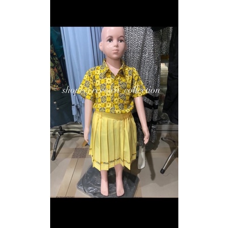 seragam sekolah batik anak anak tk