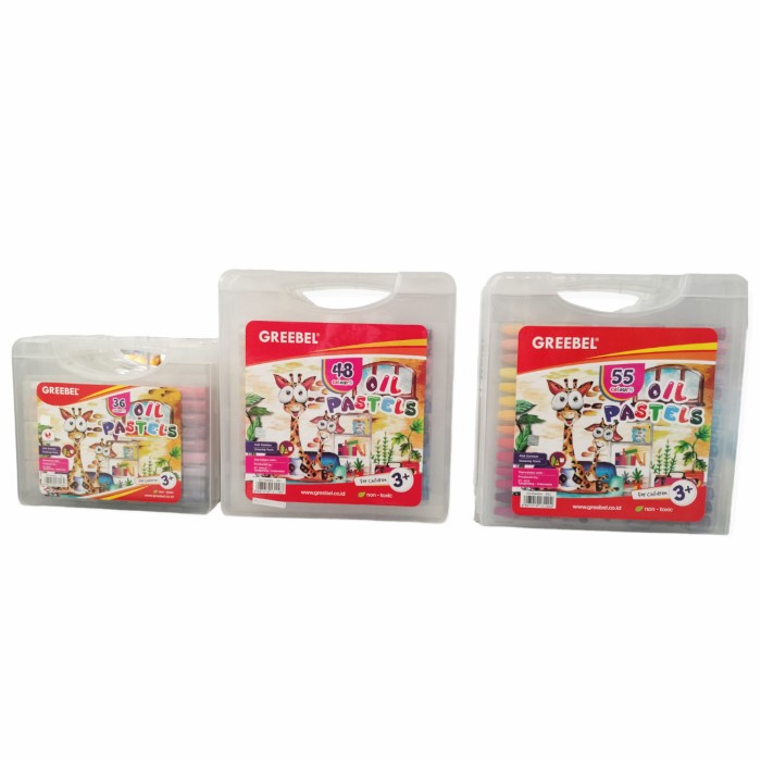 

Pastel Crayon Greebel Kids Oil Pastel 18, 24 & 36 Warna