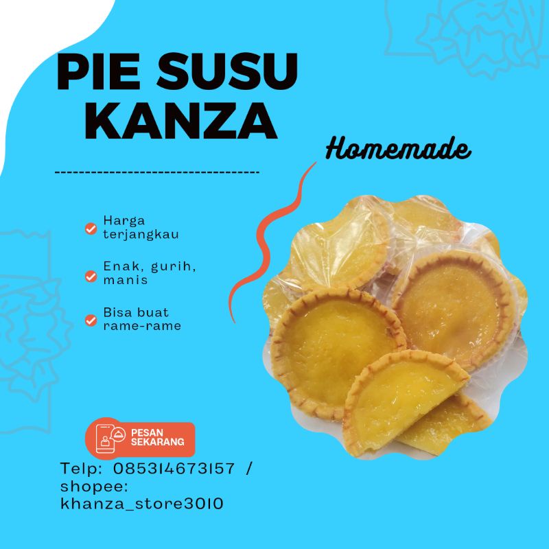 

pie susu homemade 20pcs