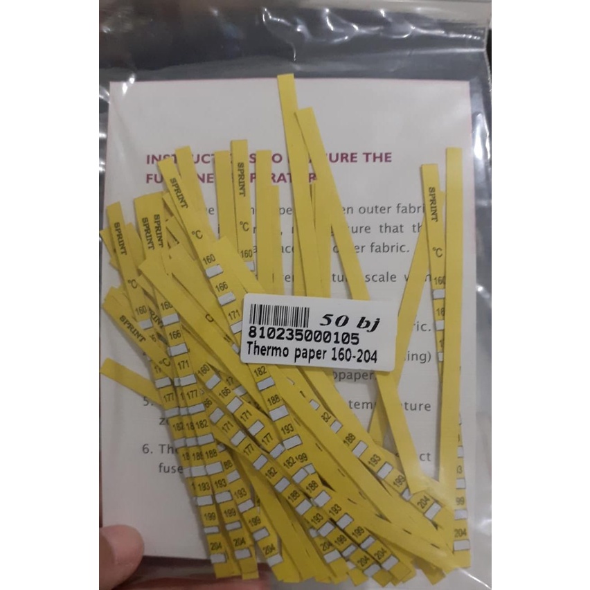 Thermo Paper 160-204 C / Temperature Testing Strips