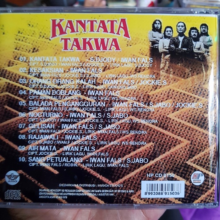 laris ✨- CD KANTATA TAKWA IWAN FALS3.1.23