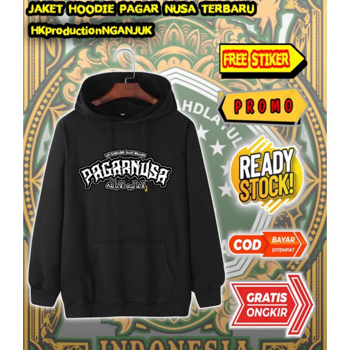 jaket hoodies pagar Nusa / Hoodie PN simpel / sweater kupluk