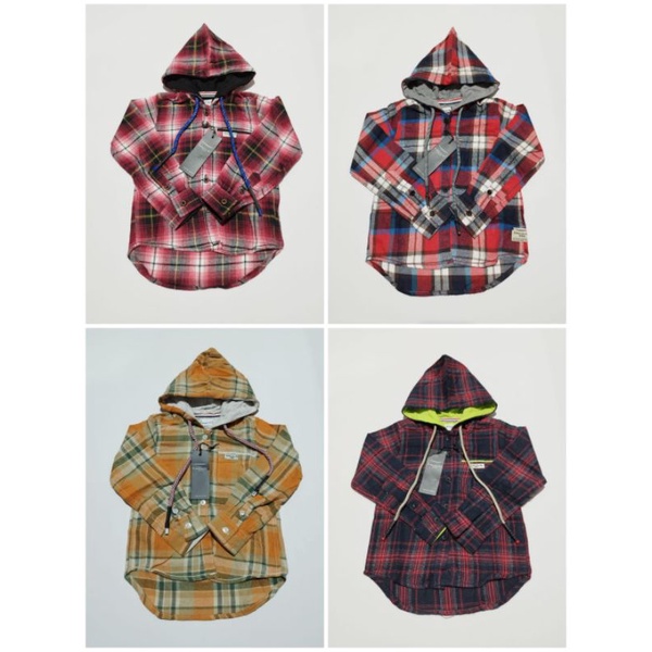 KEMEJA HOODIE LENGAN PANJANG ANAK LIBAS