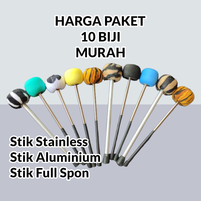 Paket 10 Biji Stik Bass Rebana Hadroh