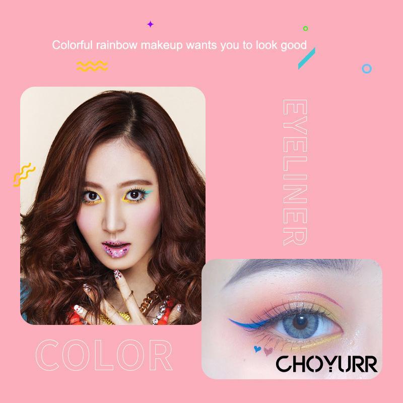 【COD】Eyeliner Waterproof Pearlescent Cerah Berbaring Ulat Halus Non-Smudge Ultra-Fine Waterproof Non-Dizzy Eyeliner Pen-CH