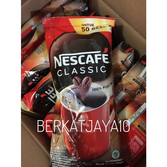 

Terlaris ✨ - Nescafe Classic kemasan 100gr Kopi Bubuk Instan Murni Dalgona Coffee 2.1.23