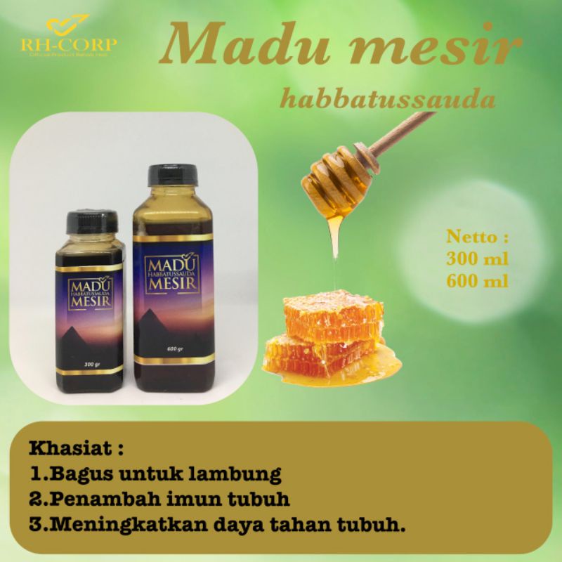 

Madu Murni Mesir 300 Gram