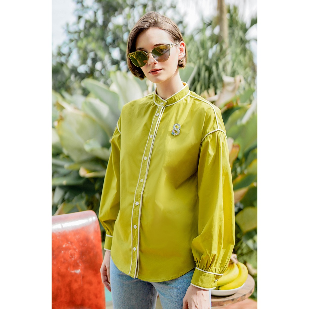 Benang Jarum Kalula Shirt - Lime