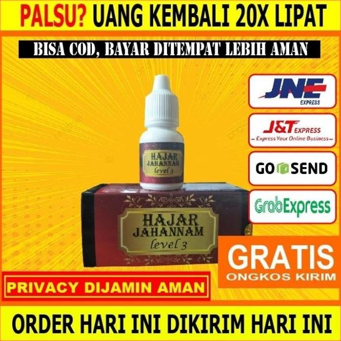 DISKON Original Hajar Premium Jahanam Level 3 Herbal Oles Pria Tahan Lama MURAH
