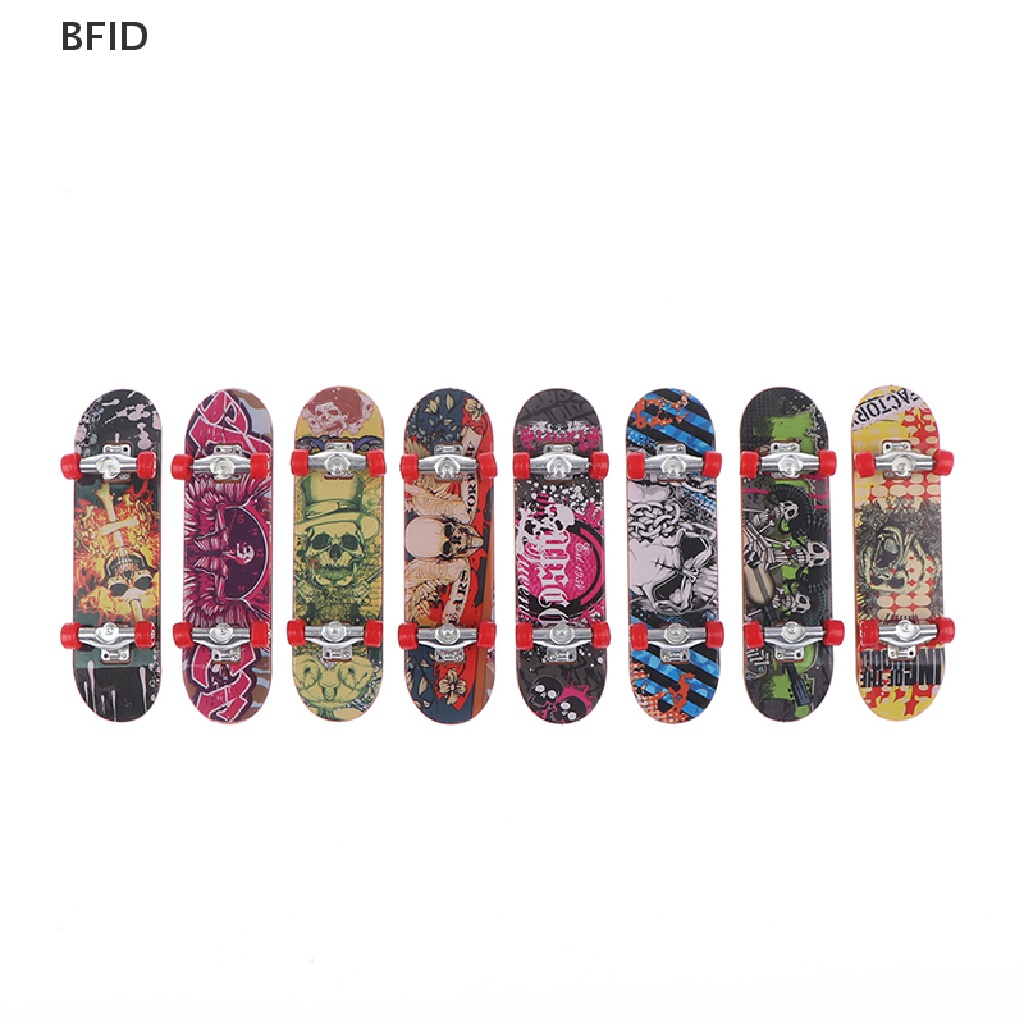 [BFID] Fingerboard Mini Finger Skateboard Mainan Skateboard Skuter Skate Jari Plastik [ID]