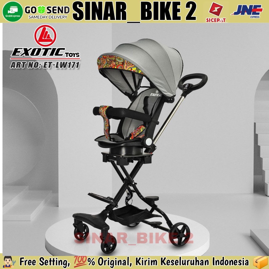 Baby Magic Stroller EXOTIC LW 171 Kanopi Kereta Dorong Bayi By Pacific