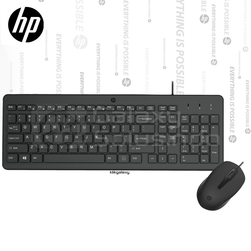 HP 150 Wired Mouse and Keyboard Combo