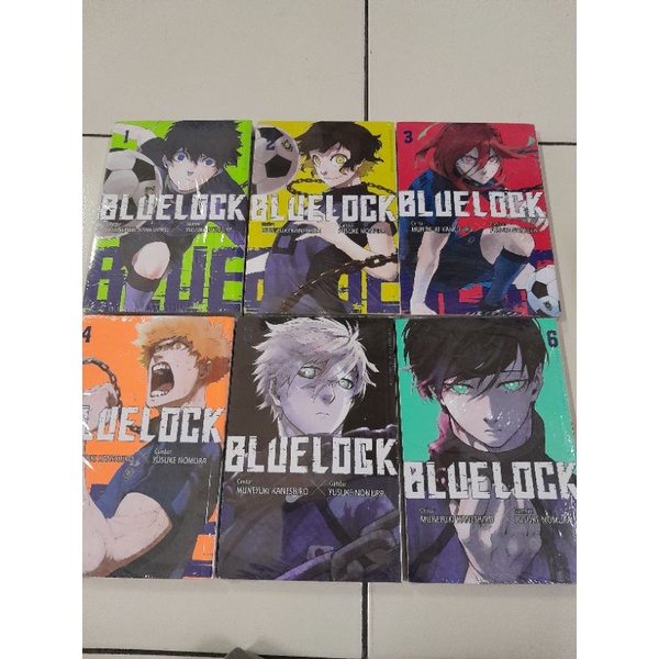 Komik Blue Lock Set vol 1-6 segel ori
