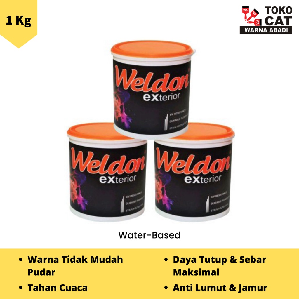 CAT TEMBOK WELDON EKSTERIOR 1 KG